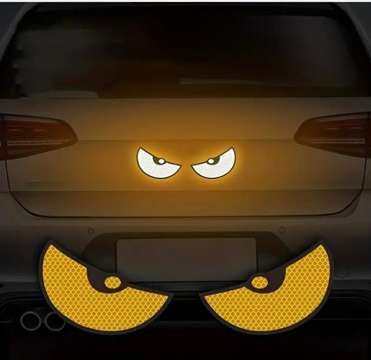 Monster Eyes Car/Bike Reflective Stickers