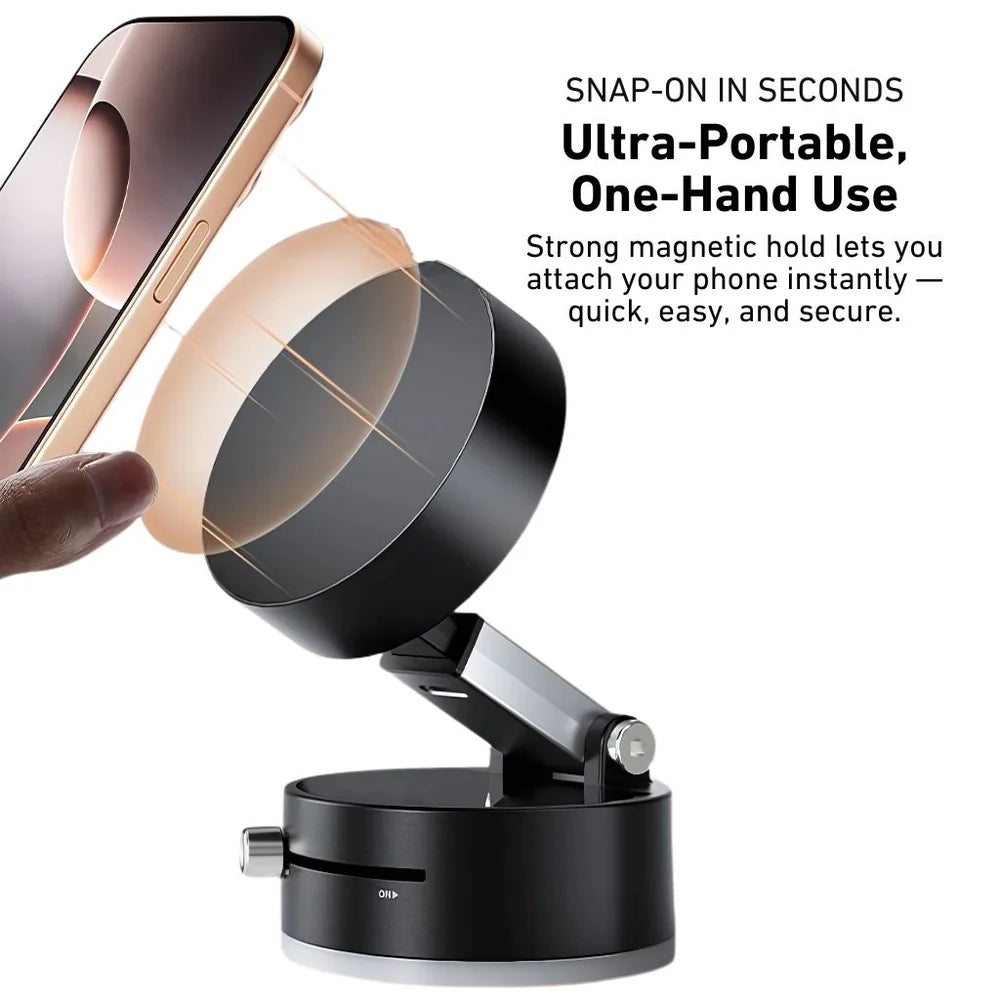 Vacuum Magnetic Suction Phone Holder