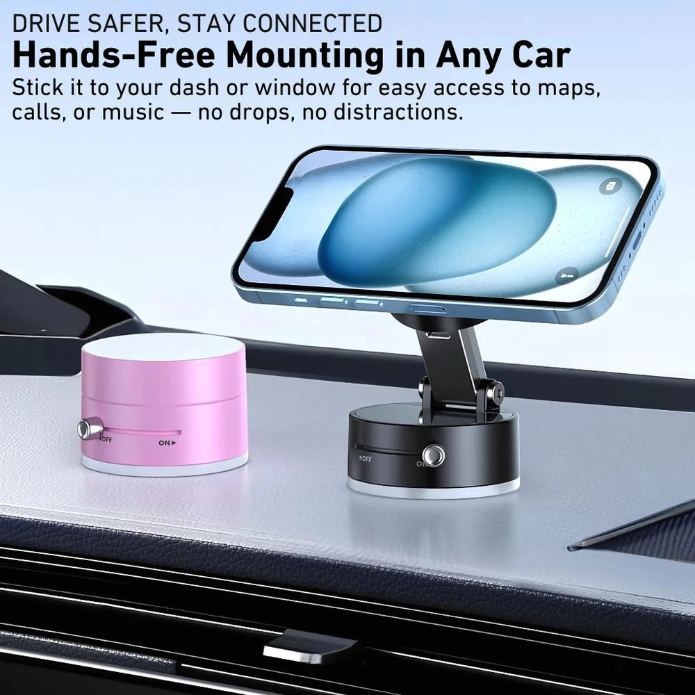 Vacuum Magnetic Suction Phone Holder